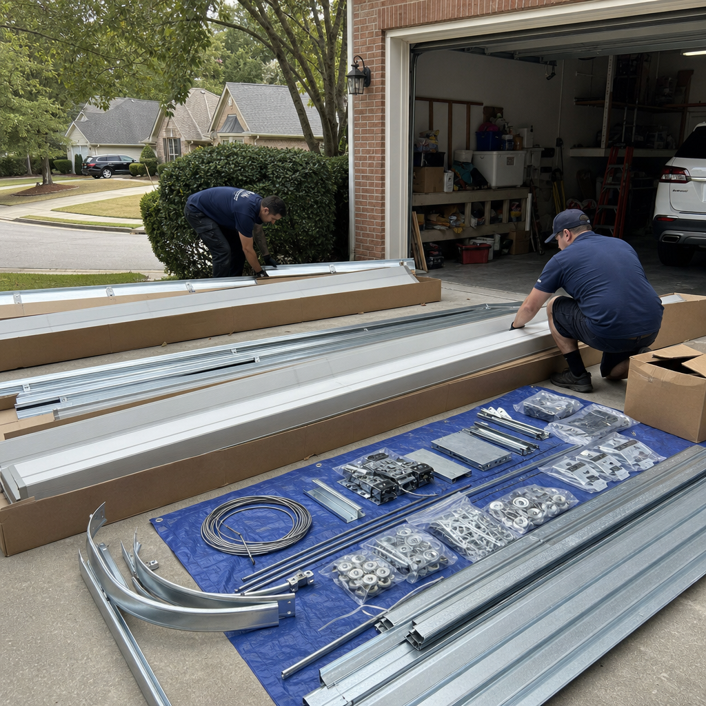 Garage door installation by professionals